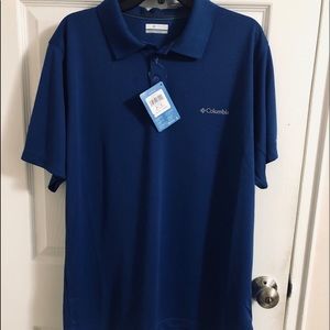 NWT Men’s Columbia Short Sleeve Polo